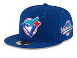 Men's Toronto Blue Jays 1993 World Series Side Patch 59fifty Fitted MLB Baseball Hat Cap