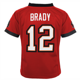 Child Nike Tom Brady Red Tampa Bay Buccaneers Game NFL Home Football Jersey