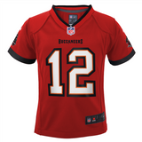Child Nike Tom Brady Red Tampa Bay Buccaneers Game NFL Home Football Jersey