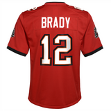 Youth Nike Tom Brady Red Tampa Bay Buccaneers Game NFL Home Football Jersey