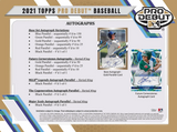 2021 Topps Pro Debut Baseball Hobby Jumbo Box 6 Packs per Box, 24 Cards per Pack