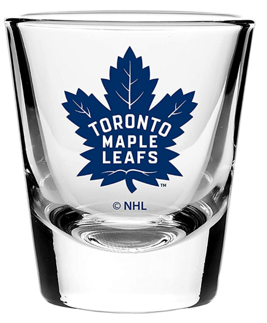 Toronto Maple Leafs Current Logo NHL Hockey 2oz Collector's Shot Glass
