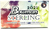 2021 Bowman Sterling Baseball Hobby Box 5 Packs Per Box, 6 Cards Per Pack