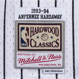 Men's Orlando Magic Anfernee "Penny" Hardaway Mitchell & Ness White Pinstripe 1993-94 Hardwood Classics Swingman Jersey