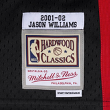 Men's Memphis Grizzlies Jason Williams Mitchell & Ness 2001-02 Hardwood Classics Swingman Jersey