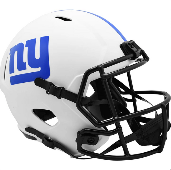 New York Giants Riddell White Lunar Eclipse Full Size Replica NFL Football Helmet