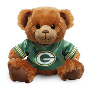 Green Bay Packers NFL Football 7.5" Jersey Teddy Bear Plush by Forever Collectibles