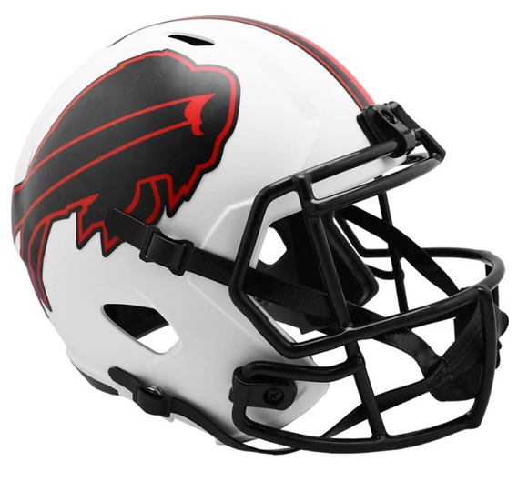 NFL Football Riddell Buffalo Bills Alternate Lunar Eclipse Mini Revolution Speed Replica Helmet