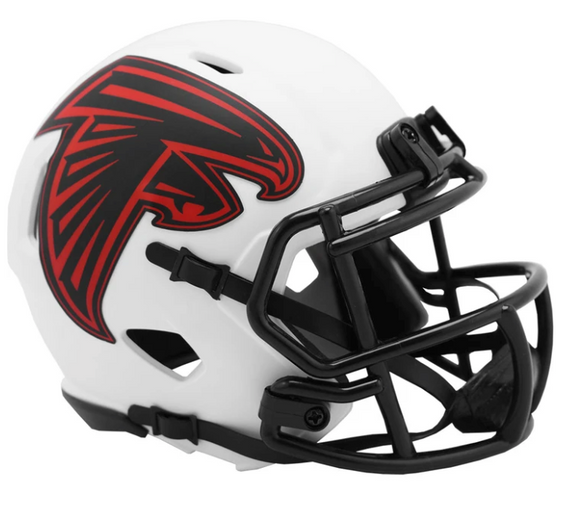 NFL Football Riddell Atlanta Falcons Alternate Lunar Eclipse Mini Revolution Speed Replica Helmet