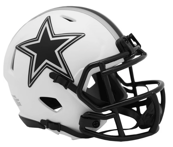 NFL Football Riddell Dallas Cowboys Alternate Lunar Eclipse Mini Revolution Speed Replica Helmet