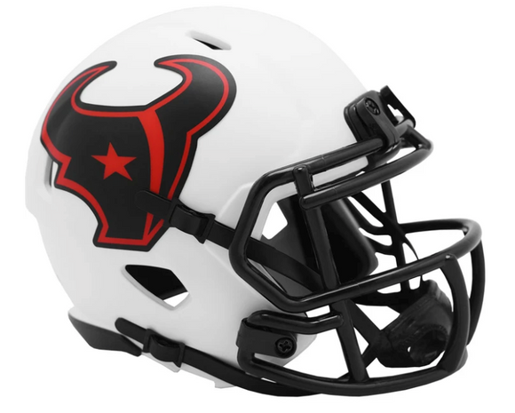 NFL Football Riddell Houston Texans Alternate Lunar Eclipse Mini Revolution Speed Replica Helmet