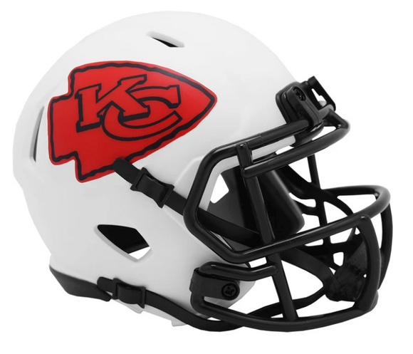 NFL Football Riddell Kansas City Chiefs Alternate Lunar Eclipse Mini Revolution Speed Replica Helmet