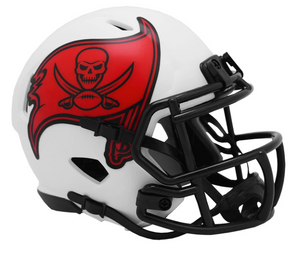 NFL Football Riddell Tampa Bay Buccaneers Alternate Lunar Eclipse Mini Revolution Speed Replica Helmet