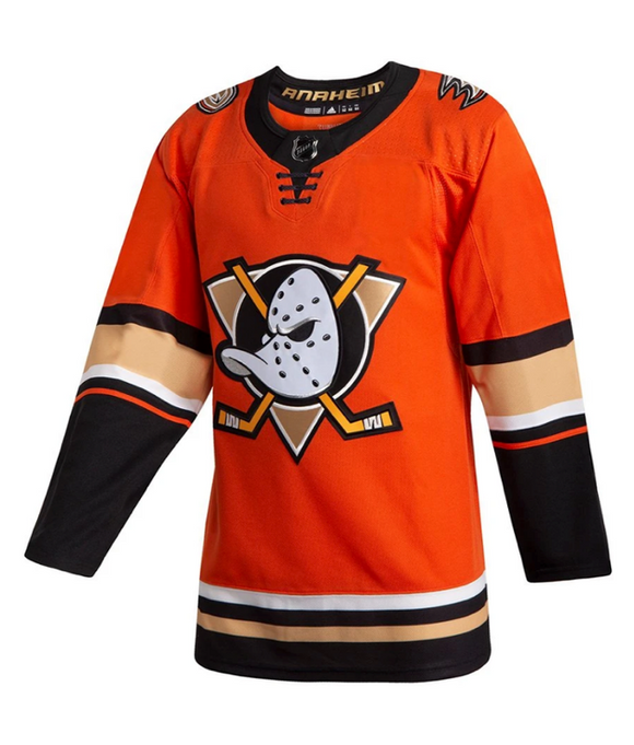 Men's Anaheim Ducks adidas Orange 3rd Alternate Primegreen