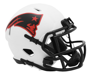 NFL Football Riddell New England Patriots Alternate Lunar Eclipse Mini Revolution Speed Replica Helmet