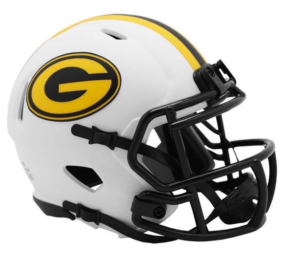 NFL Football Riddell Green Bay Packers Alternate Lunar Eclipse Mini Revolution Speed Replica Helmet