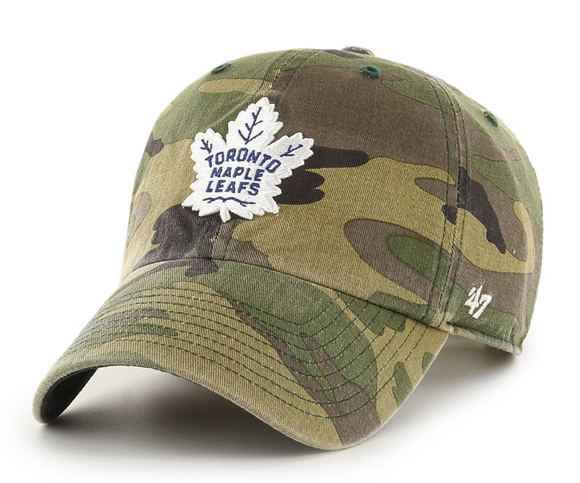 Men's Toronto Maple Leafs Camo Camouflage Clean up Adjustable Hat Cap One Size Fits Most