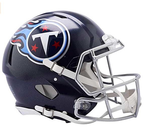NFL Football Riddell Tennessee Titans Full Size Revolution Speed Authentic Helmet