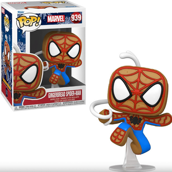 Funko Pop! Marvel: Gingerbread Spider Man # 939 Figure