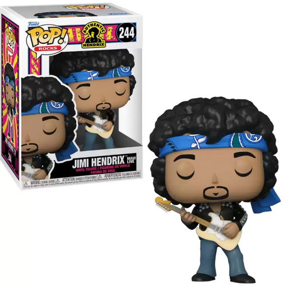 FunKo Pop! Rocks Jimi Hendrix Live in Maui Jacket Official Licensed Figure #244 Brand New