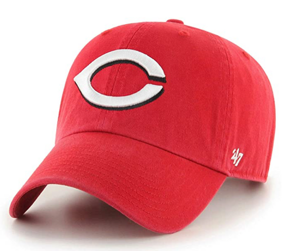 Cincinnati Red Adjustable Strap Clean Up Adjustable One Size Hat Cap 47 Brand