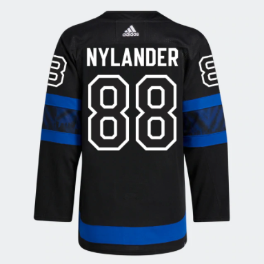 Men's Toronto Maple Leafs adidas Authentic X Drew House Flipside Alternate Jersey - William Nylander