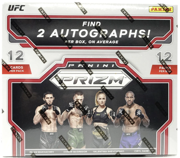 2022 Panini Prizm UFC Hobby Box 12 Packs Per Box 12 Cards Per Pack