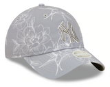 Women's New York Yankees New Era Gray Botanic 9TWENTY Adjustable Hat