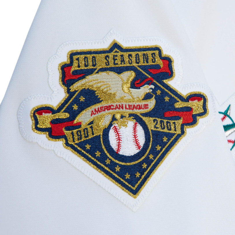 Men's Seattle Mariners Ichiro Suzuki Mitchell & Ness White 2001 MLB  All-Star Game Cooperstown Collection Authentic Jersey