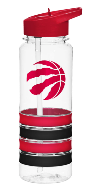 The Sports Vault Toronto Raptors NBA Basketball - 25oz. Banded Water Bottle