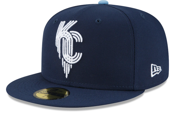 Men's Kansas City Royals New Era Navy MLB Baseball City Connect 59FIFTY Fitted Hat