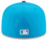 Men's Miami Marlins New Era Blue/Red MLB Baseball City Connect 59FIFTY Fitted Hat