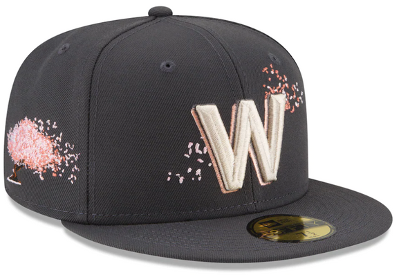 Men's Washington Nationals New Era Graphite City Connect 9FIFTY Snapback Adjustable Hat