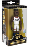 Funko Zion Williamson New Orleans Pelicans NBA Funko Gold 5 Inch Vinyl Figure