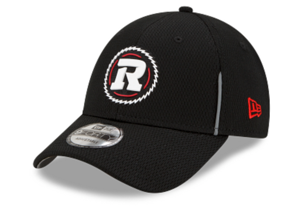 Ottawa Redblacks CFL Football New Era Sideline 9Forty Black Adjustable Cap Hat
