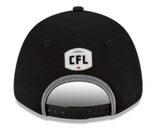 Ottawa Redblacks CFL Football New Era Sideline 9Forty Black Adjustable Cap Hat