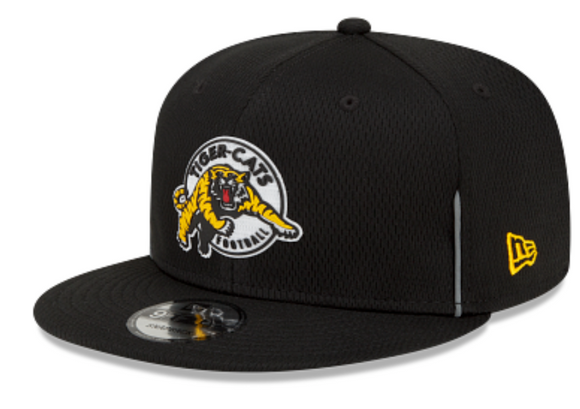 Hamilton Tiger-Cats CFL Football New Era Sideline 9Fifty Black Snapback Cap Hat