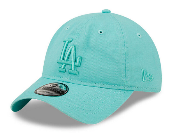 Men's Los Angeles Dodgers New Era Turquoise 9TWENTY Core Classic Twill Adjustable Hat