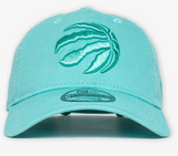 Men's Toronto Raptors New Era Turquoise 9TWENTY Core Classic Twill Adjustable Hat
