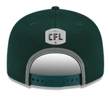 Edmonton Elks CFL Football New Era Sideline 9Fifty Green Snapback Cap Hat