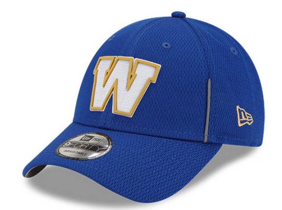 Winnipeg Blue Bombers CFL Football New Era Sideline 9Forty Blue Adjustable Cap Hat