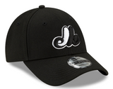 Montreal Expos New Era Men's League 9Forty MLB Baseball Adjustable Hat - Black