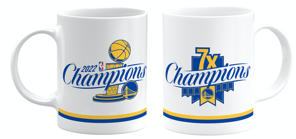 Golden State Warriors The Sports Vault 2022 NBA Finals Champions - 11oz. Coffee Mug Set of 2