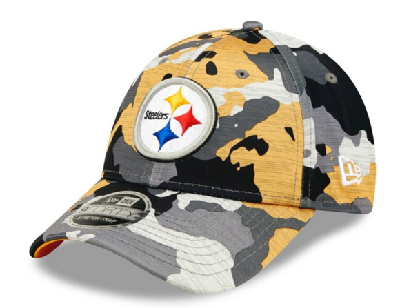 Men's Pittsburgh Steelers New Era Men's 2022 NFL Training Camp Official 9FORTY Adjustable Hat