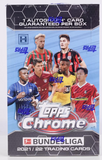 2021/22 Topps Chrome Bundesliga Soccer Hobby Box 18 Packs Per Box, 4 Cards Per Pack