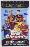 2021/22 Topps Chrome Bundesliga Soccer Hobby Lite Box 16 Packs Per Box, 4 Cards Per Pack