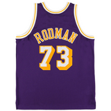Dennis Rodman Los Angeles Lakers Mitchell & Ness 1998-99 Hardwood Classics Swingman Jersey - Purple