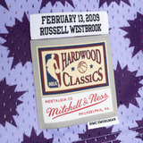 Men's Mitchell & Ness Russell Westbrook Purple Rising Star Rookies February 13, 2009 HWC Swingman Jersey