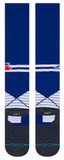 Men's Toronto Blue Jays MLB Baseball Diamond Pro OTC On Field Stripe Blue Knee Socks - Size Large