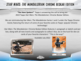 Star Wars The Mandalorian Chrome Beskar Edition Hobby Box